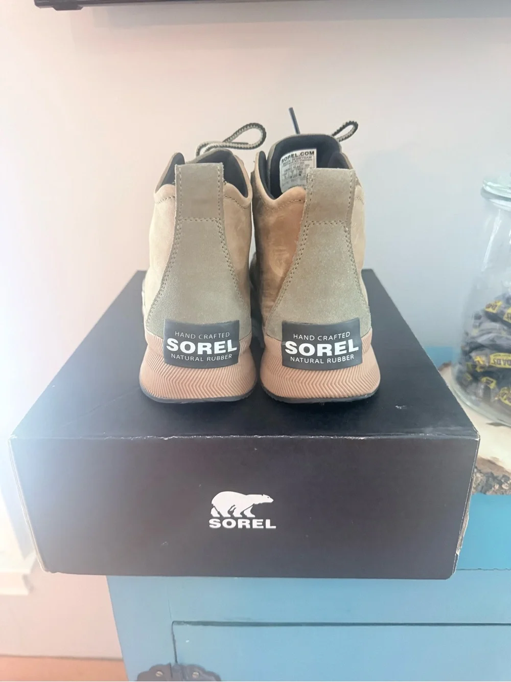 Sorel Brown and Black Waterproof Lace-Up Boots